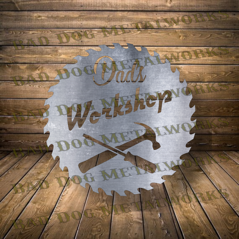 Dad's Workshop Saw - Dxf and Svg