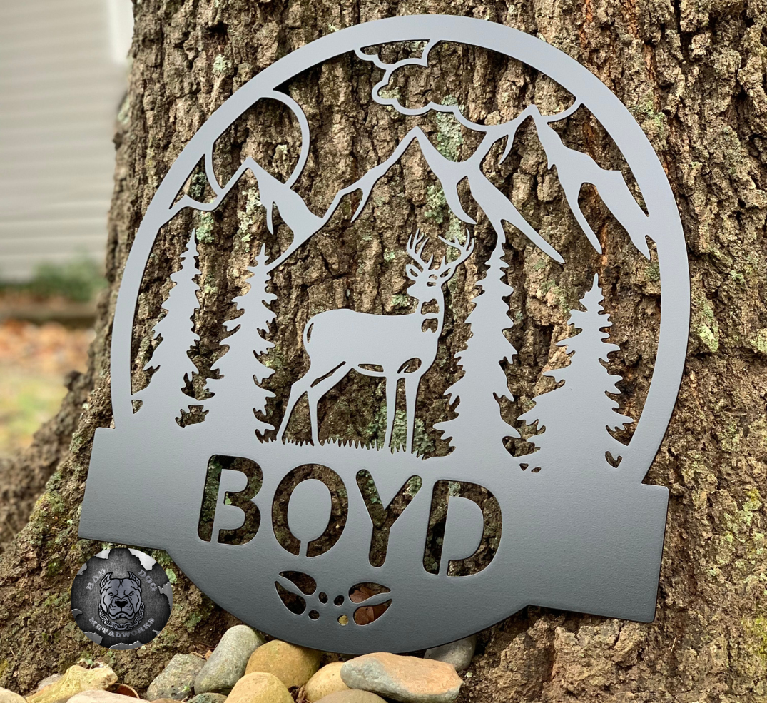 Deer Monogram