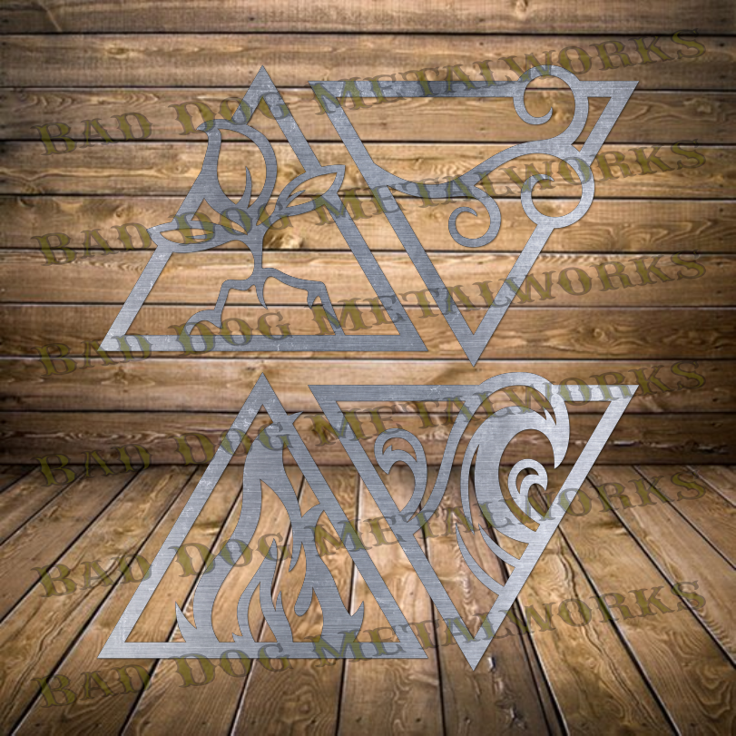 Four Elements - Dxf and Svg