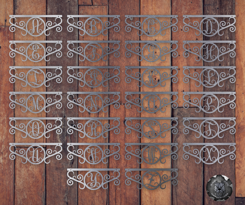 Elegant Address Monogram
