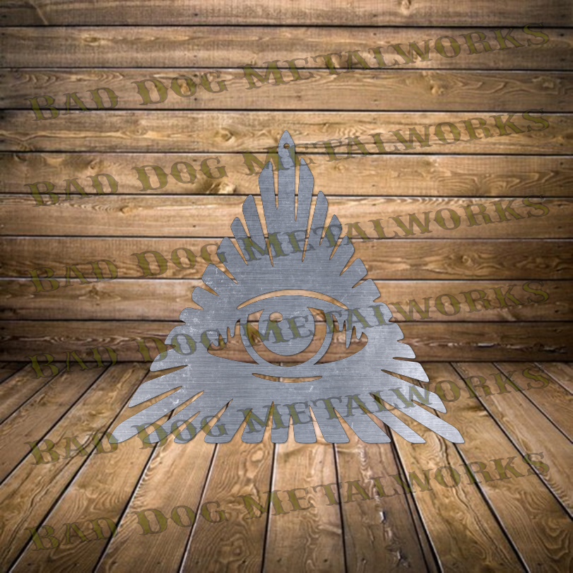All Seeing Eye - Dxf and Svg