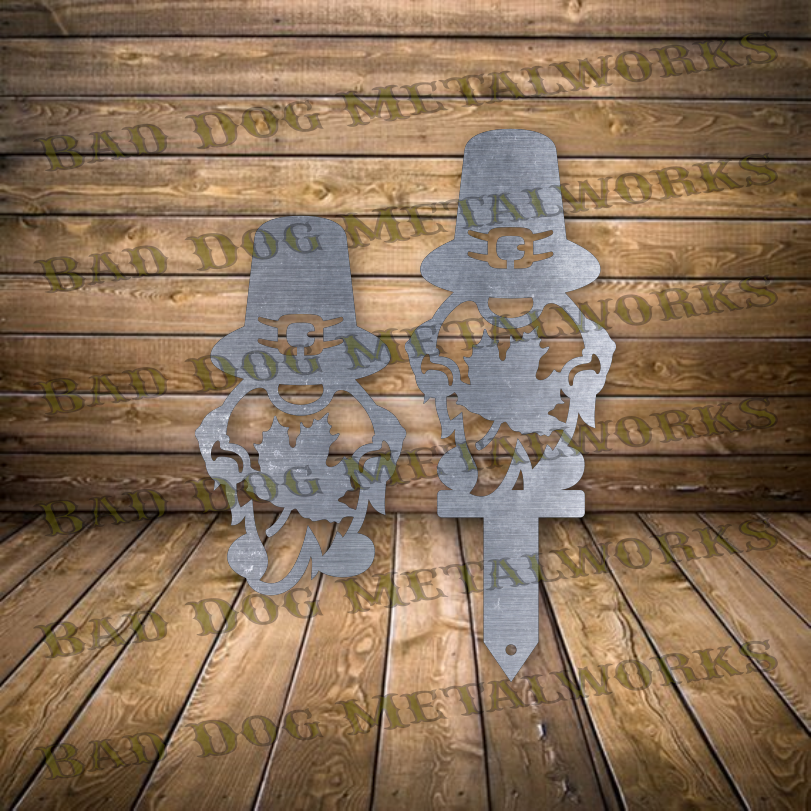 Fall Pilgrim Gnome - Dxf and Svg