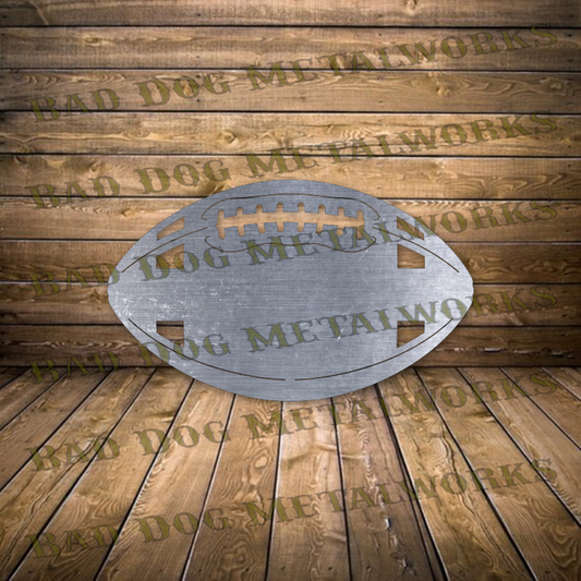 Football Monogram - Dxf and Svg