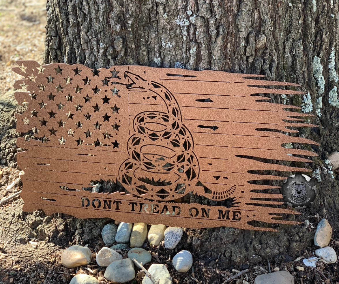 Gadsden Tattered American Flag