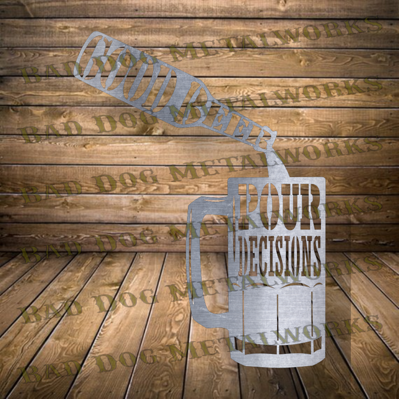 Good Beer Pour Decisions - Dxf and Svg
