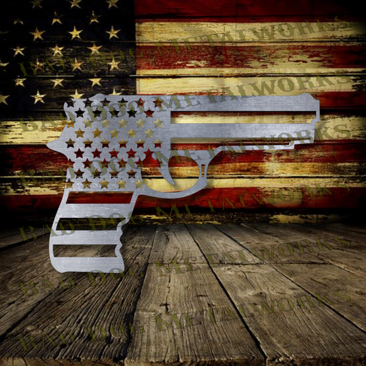 Pistol Flag - Dxf and Svg