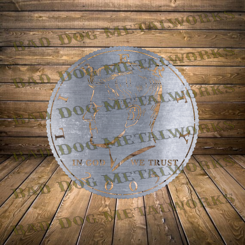 Half Dollar - Dxf and Svg