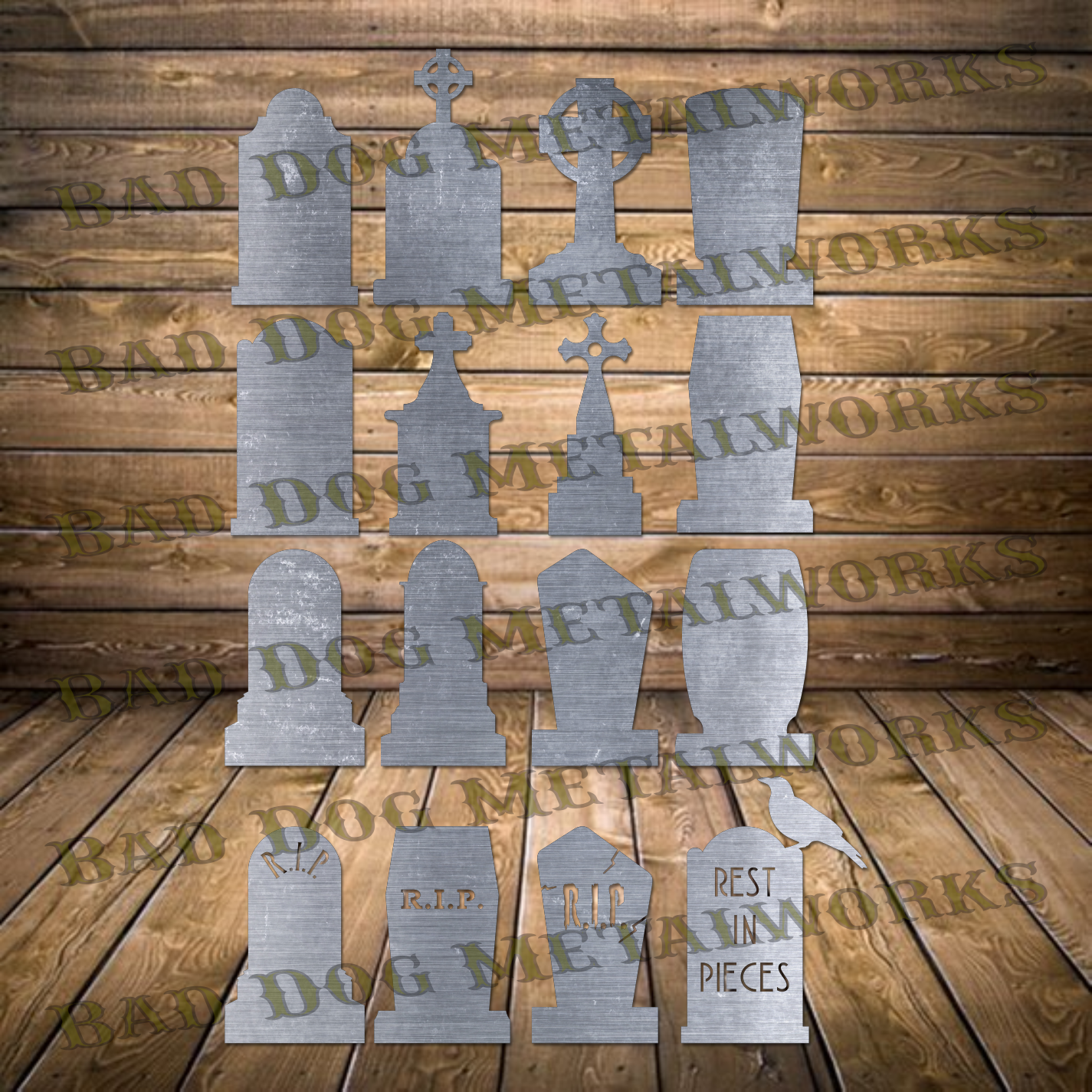 Gravestones/Tombstones - Dxf and Svg