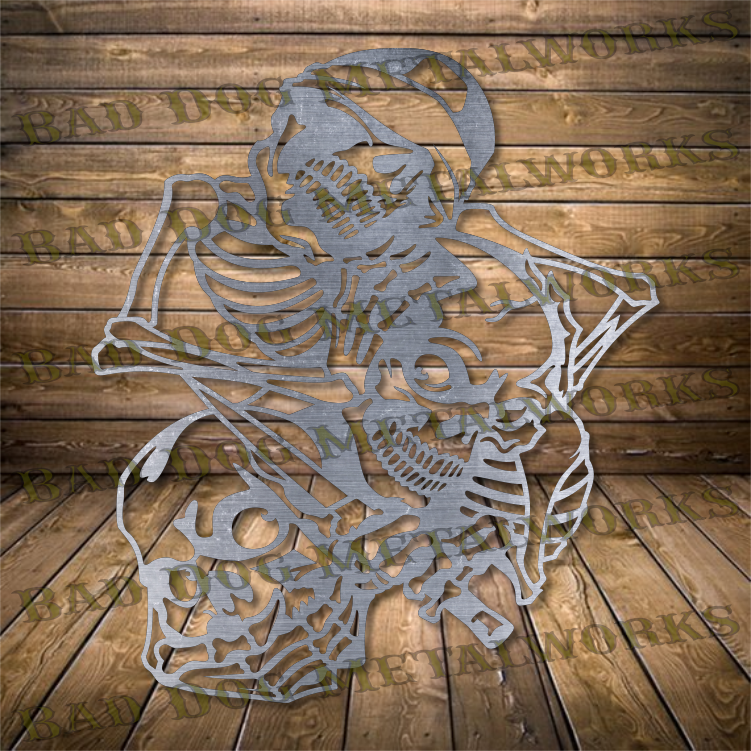 See No, Speak No, Hear No Evil Skulls Dxf and Svg