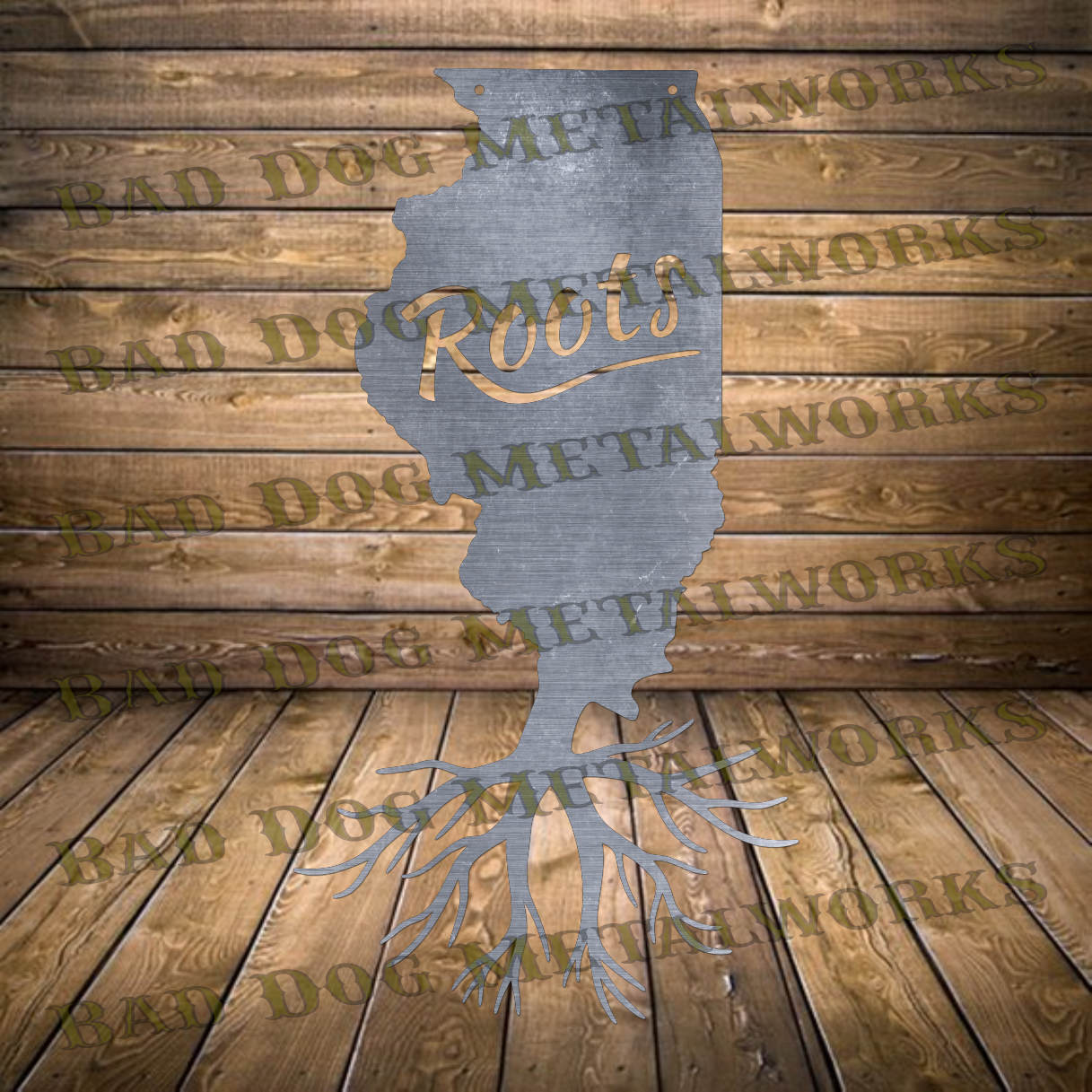 Illinois Roots - Dxf and Svg