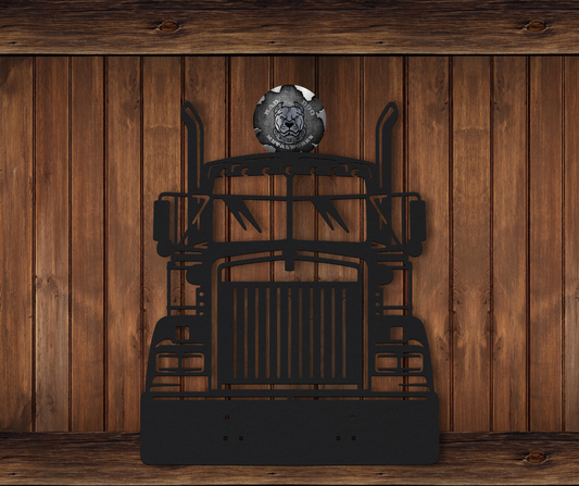 Kenworth Semi Metal Art