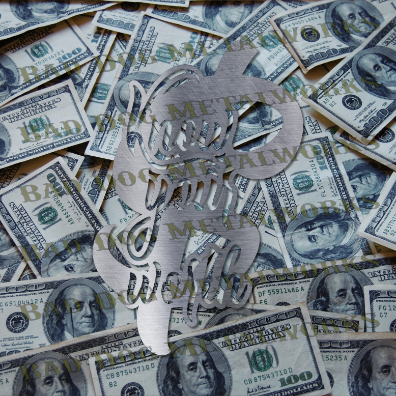 Know Your Worth - Dxf and Svg