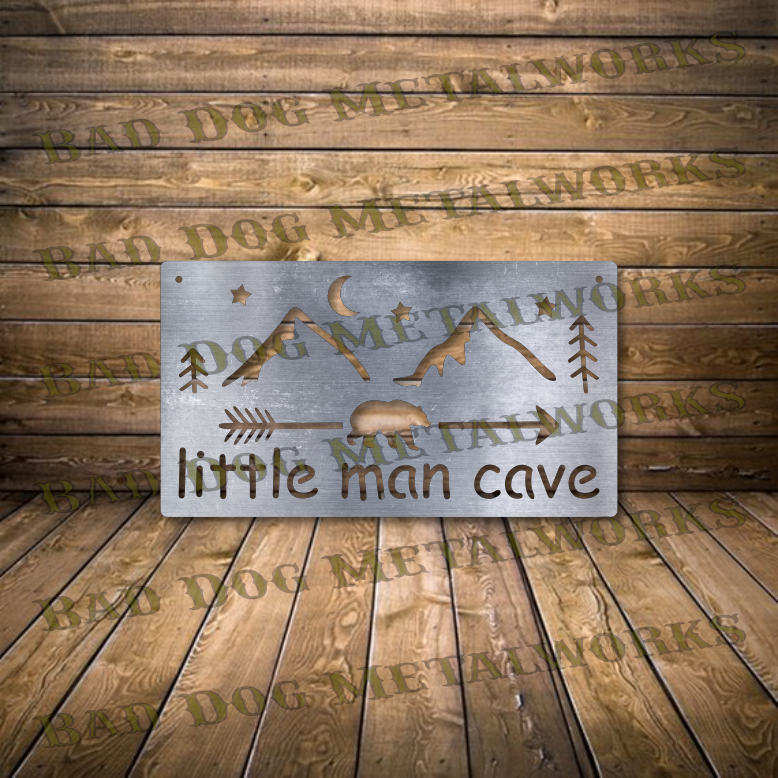 Little Man Cave - Dxf and Svg