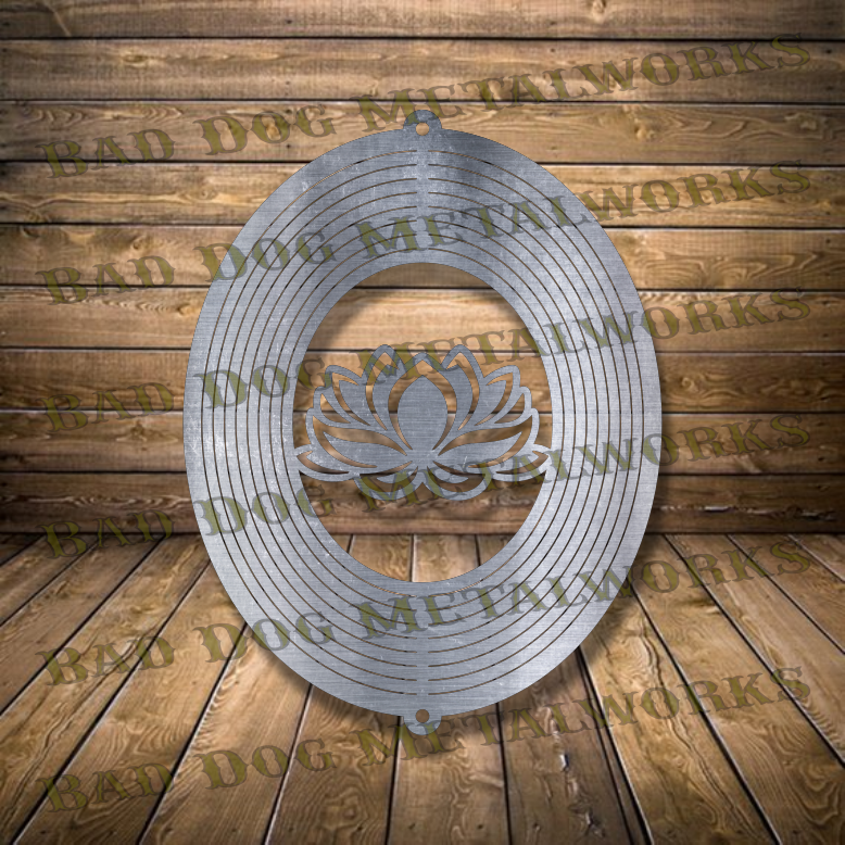 Lotus Wind Spinner - Svg and Dxf