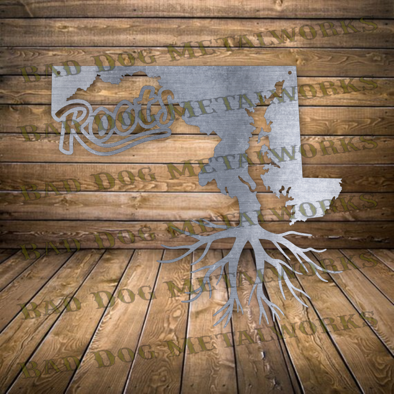 Maryland Roots - Dxf and Svg