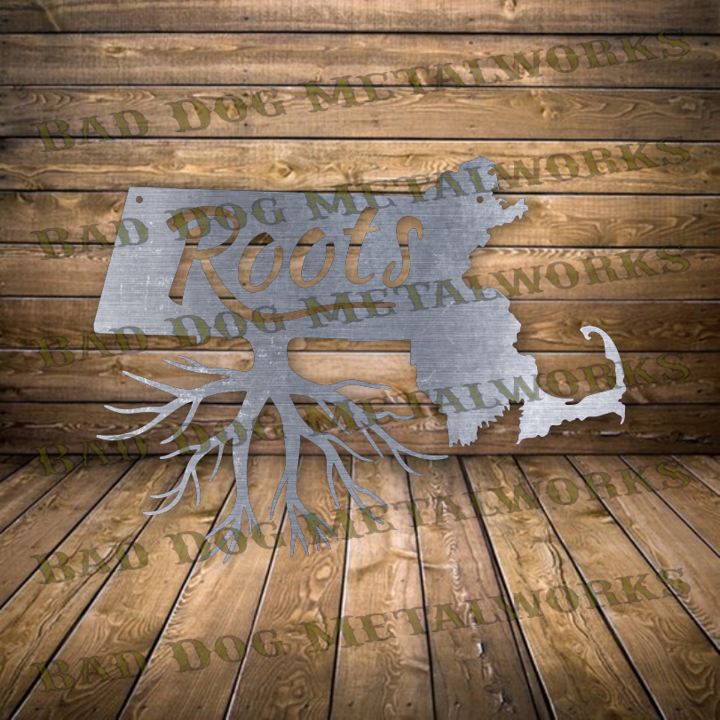 Massachusetts Roots - Dxf and Svg
