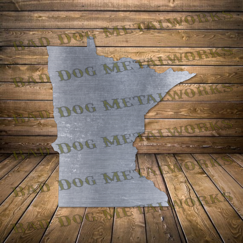 Minnesota State Outline - Dxf and Svg