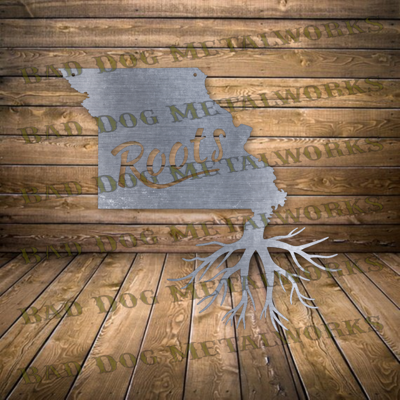 Missouri Roots - Dxf and Svg
