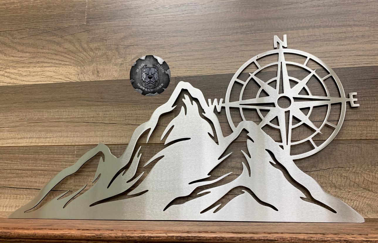 Mountain Range Compass