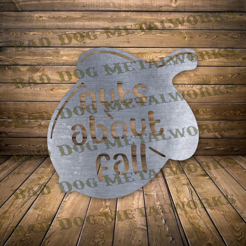 Nuts About Fall Acorn - Dxf and Svg