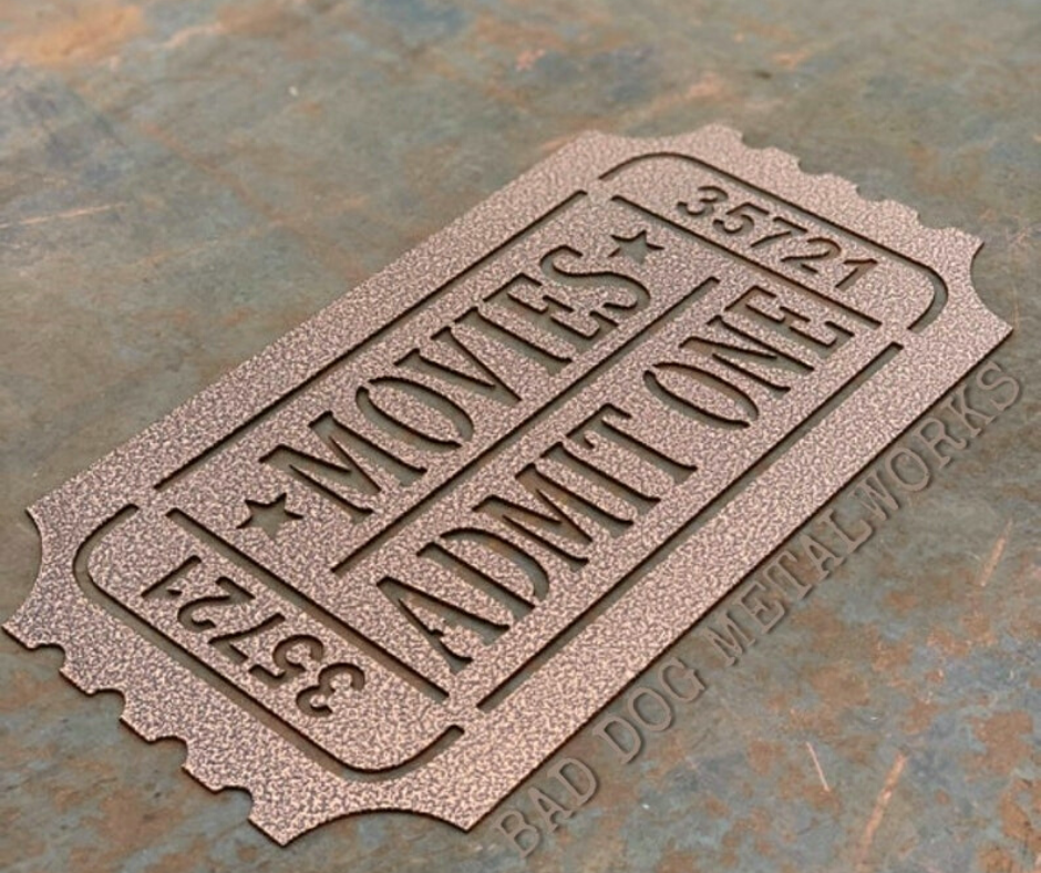 Movies Admit One Movie Ticket