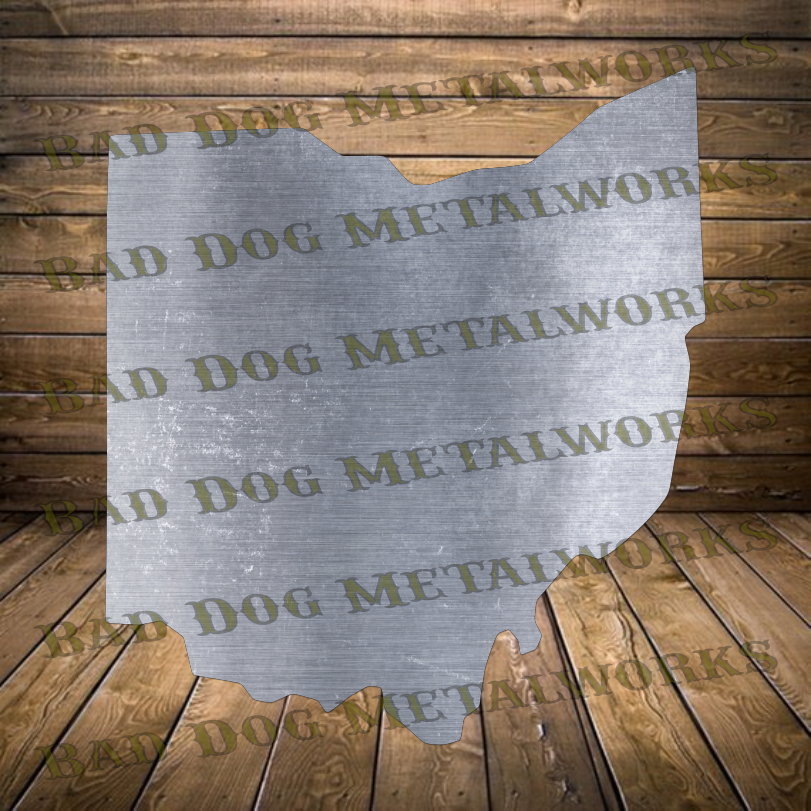 Ohio State Outline - Dxf and Svg