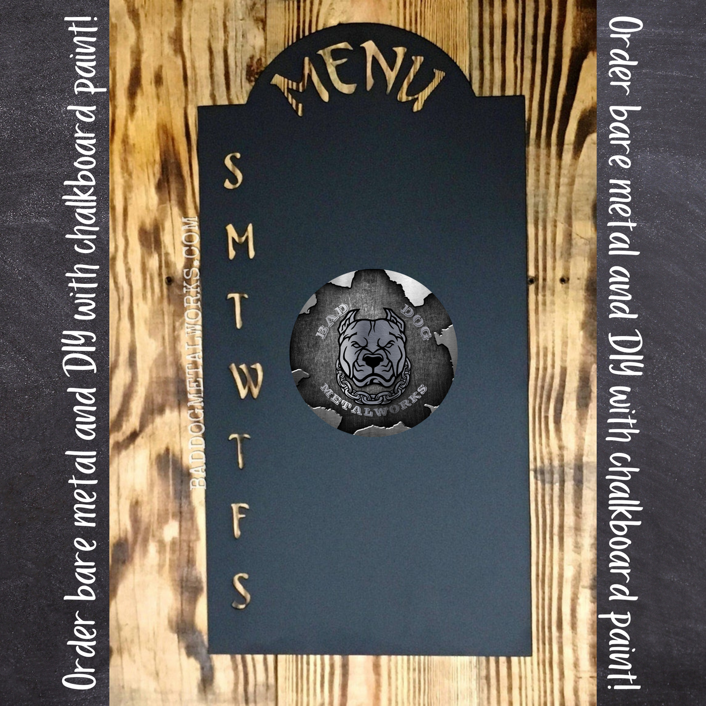 Magnetic Wall Menu Chalkboard