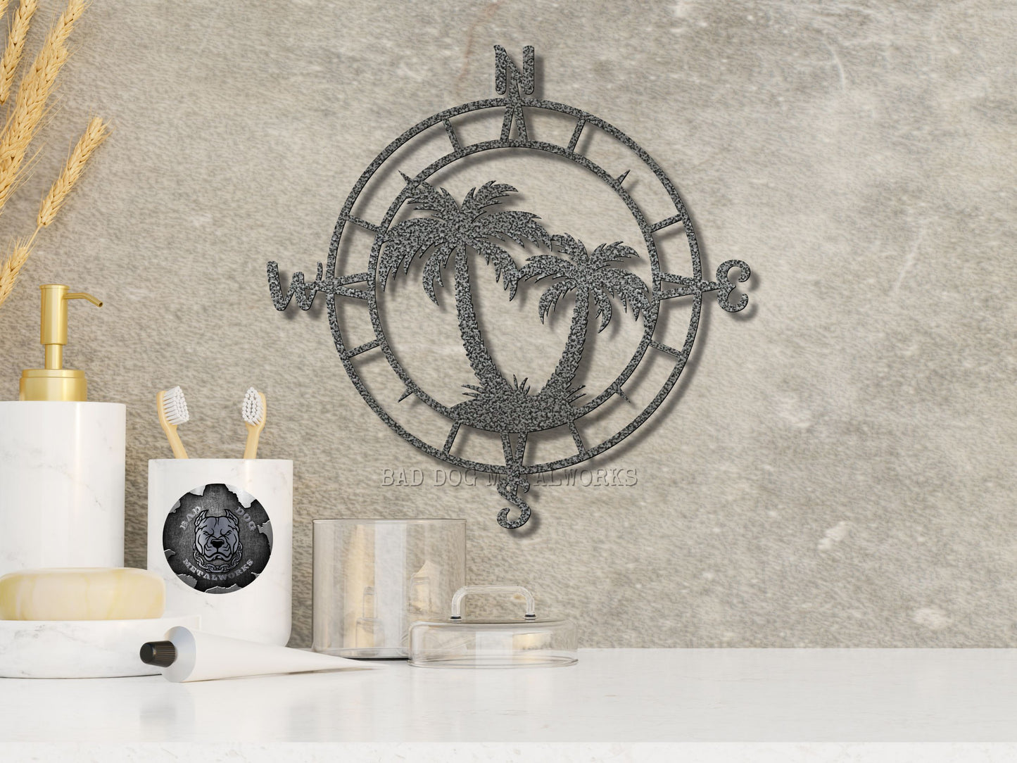 Palm Tree Compass