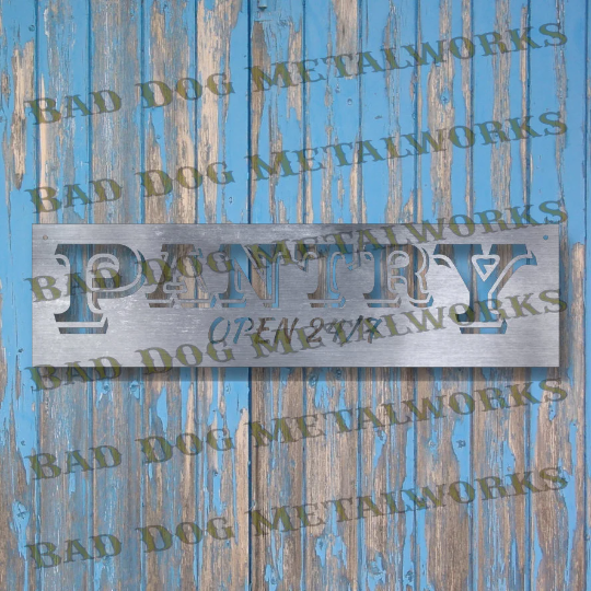 Pantry Open 24/7 - Dxf and Svg