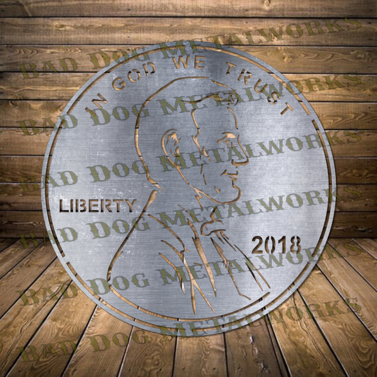 Penny - Dxf and Svg