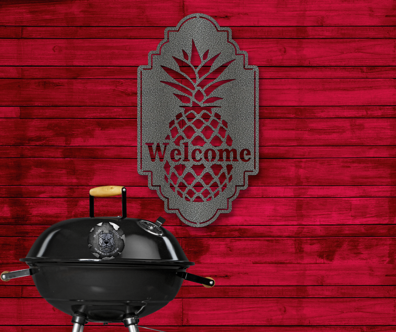 Vintage Pineapple Welcome