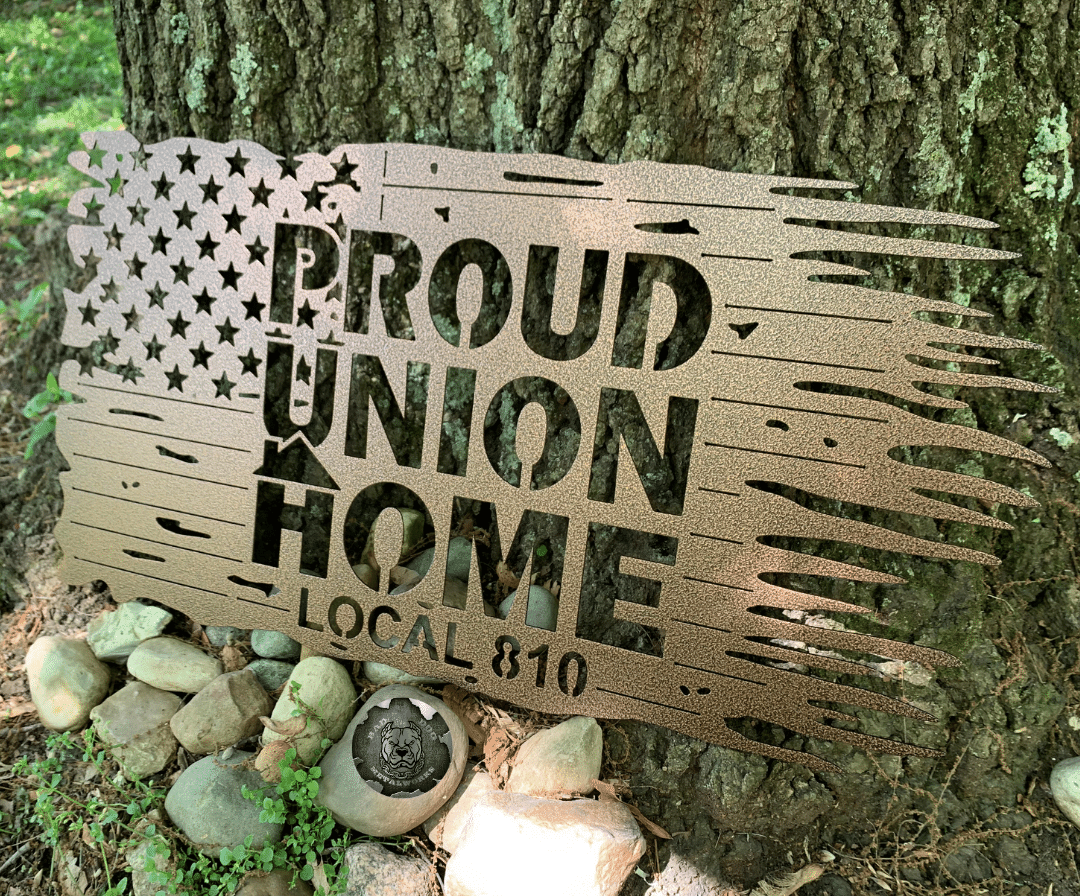 Proud Union Home Tattered Flag