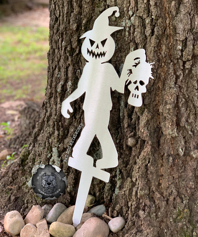 Zombie Girl/Zombie Boy Halloween Garden Stakes