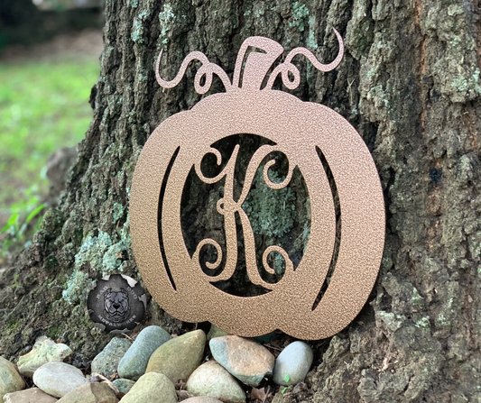 Pumpkin Monogram