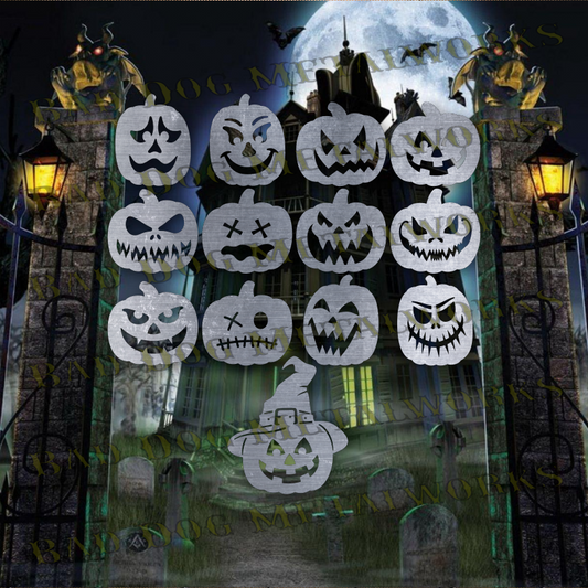 Halloween Pumpkin Bundle - Dxf and Svg