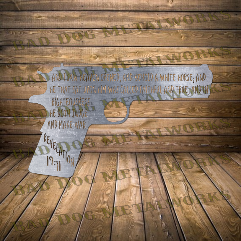 Revelation 19:11 - Dxf and Svg