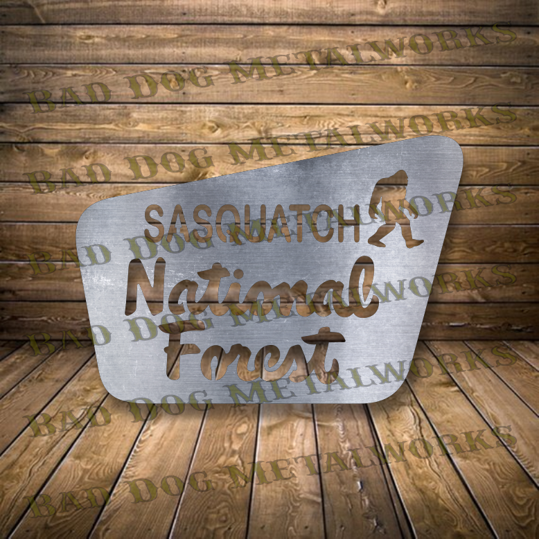 Sasquatch National Forest - Svg and Dxf