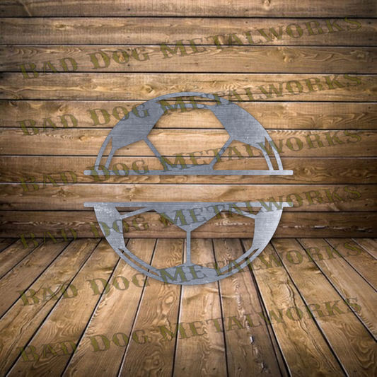 Soccer Monogram - Dxf and Svg