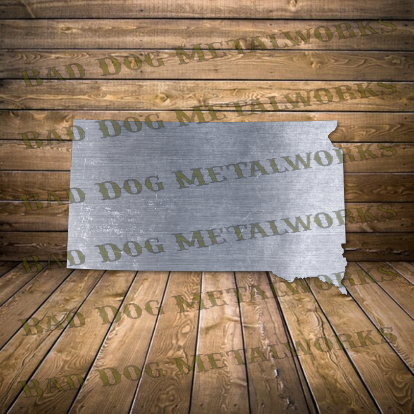 South Dakota State Outline - Dxf and Svg