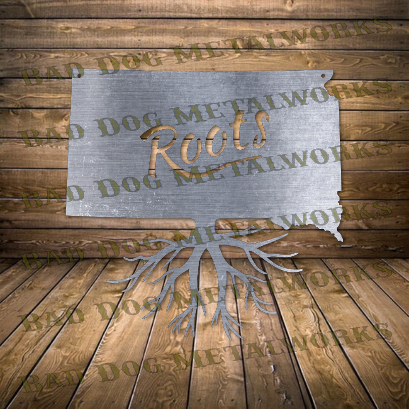 South Dakota Roots - Dxf and Svg