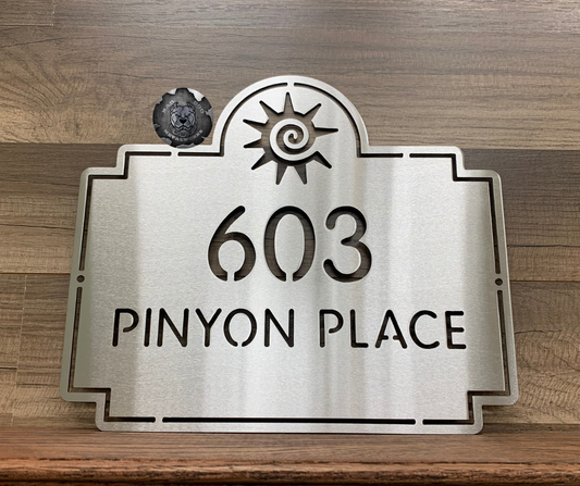 Southwestern Address Plaque