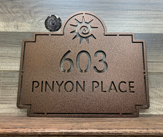 Southwestern Address Plaque