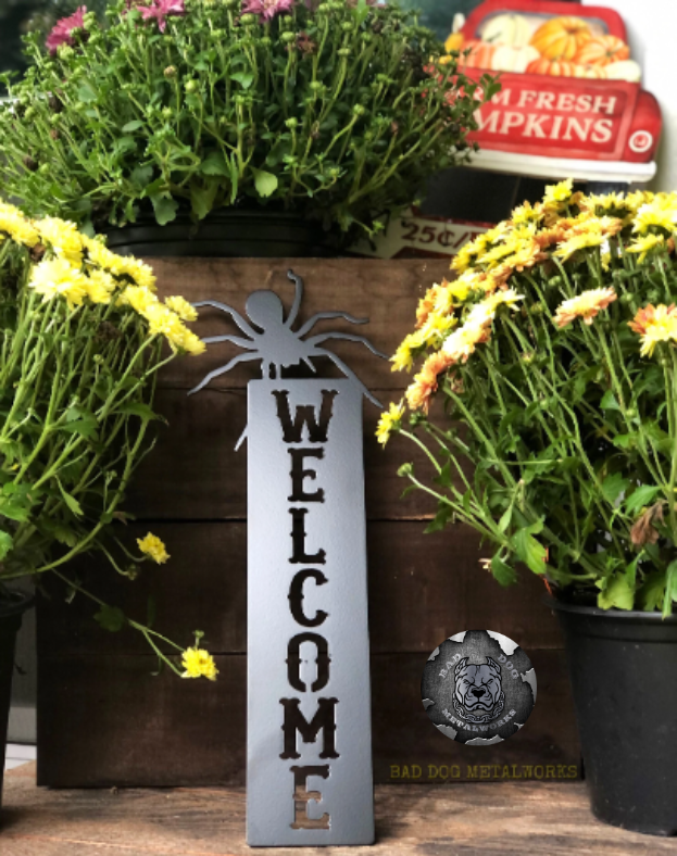 Spider Welcome Plaque