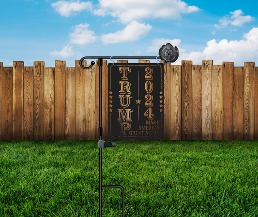 Trump 2024 Make America Great Again Sign/Garden Flag