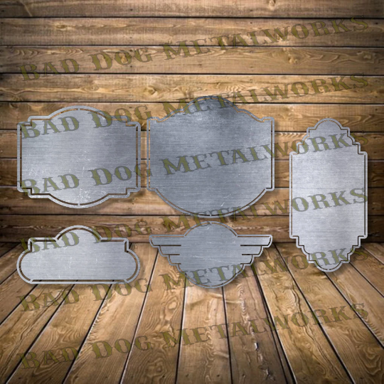 Vintage Sign Frame Collection - Dxf and Svg