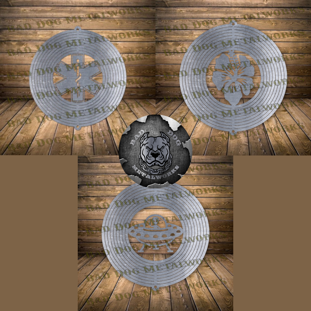 Wind Spinner Set 3 - Svg and Dxf