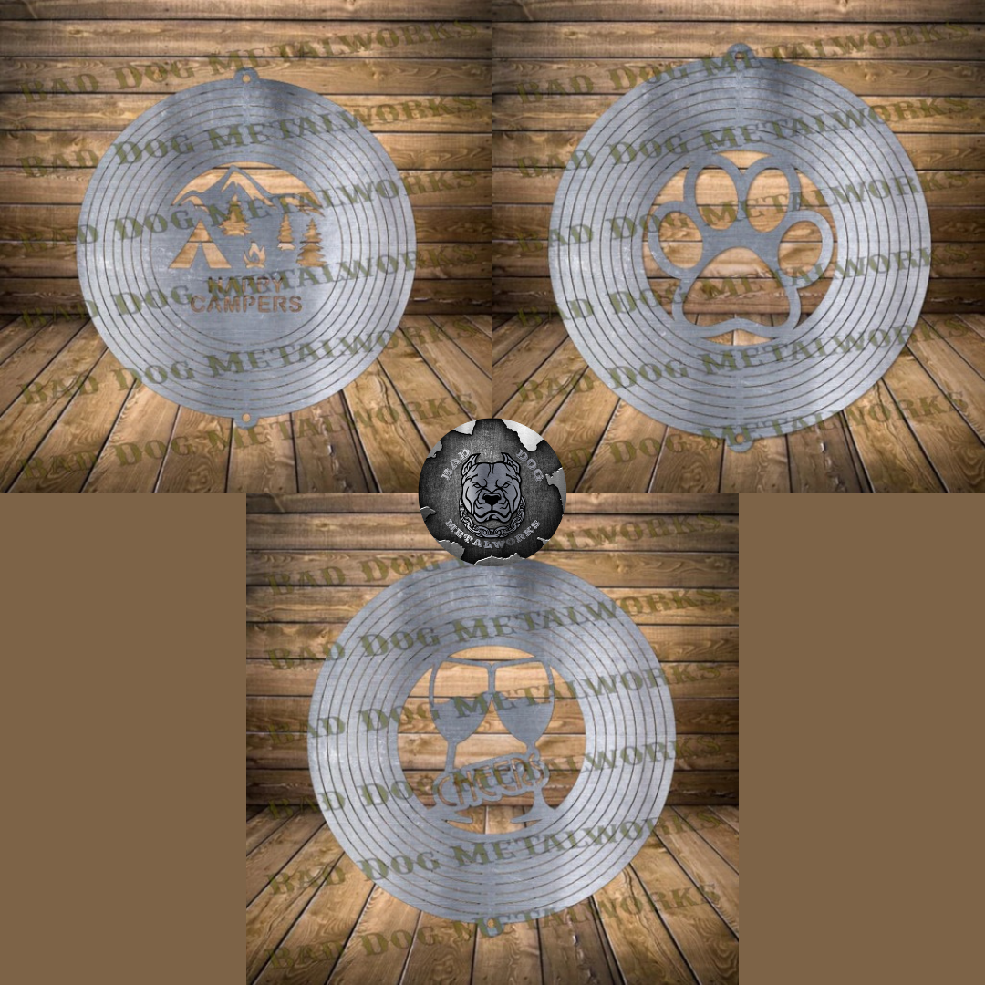 Wind Spinner Set 2 - Svg and Dxf