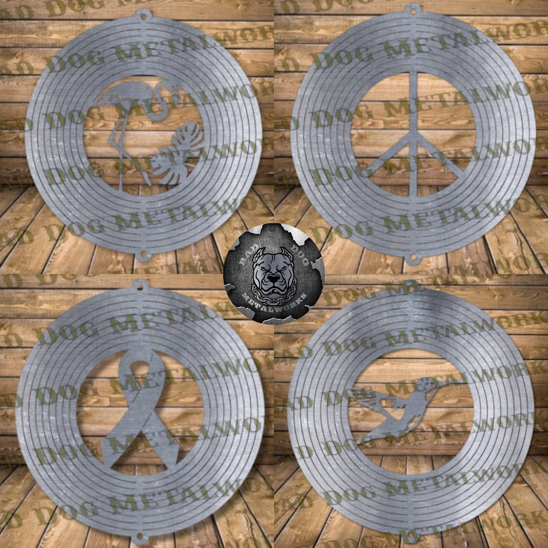 Wind Spinner Set 3 - Svg and Dxf