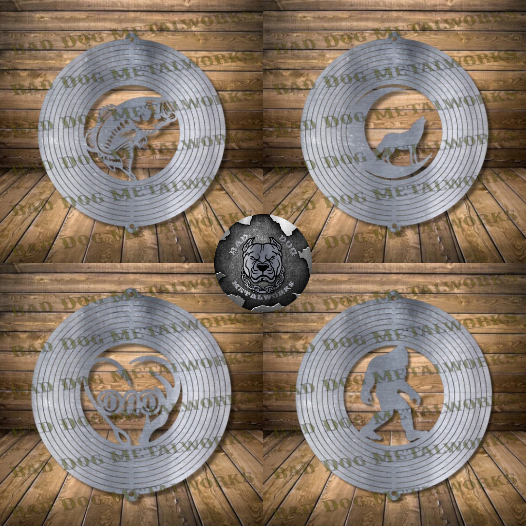 Wind Spinner Set 2 - Svg and Dxf