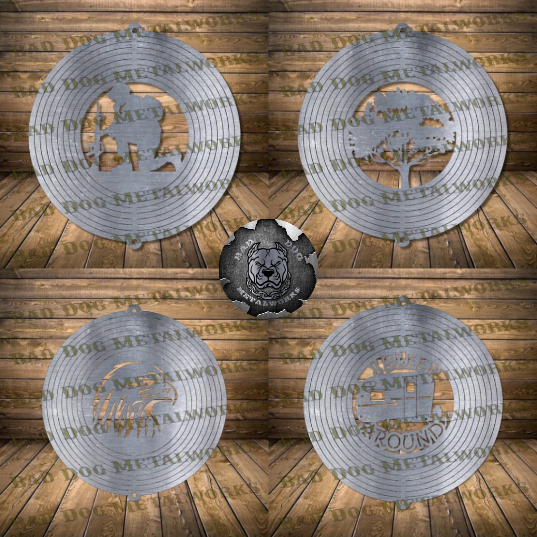 Wind Spinner Set 2 - Svg and Dxf